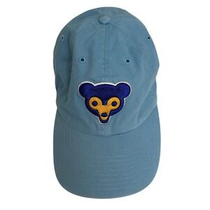 Chicago Cubs Hat '47 Brand Cooperstown Collection Alt Logo Hat Light Blue OSFA